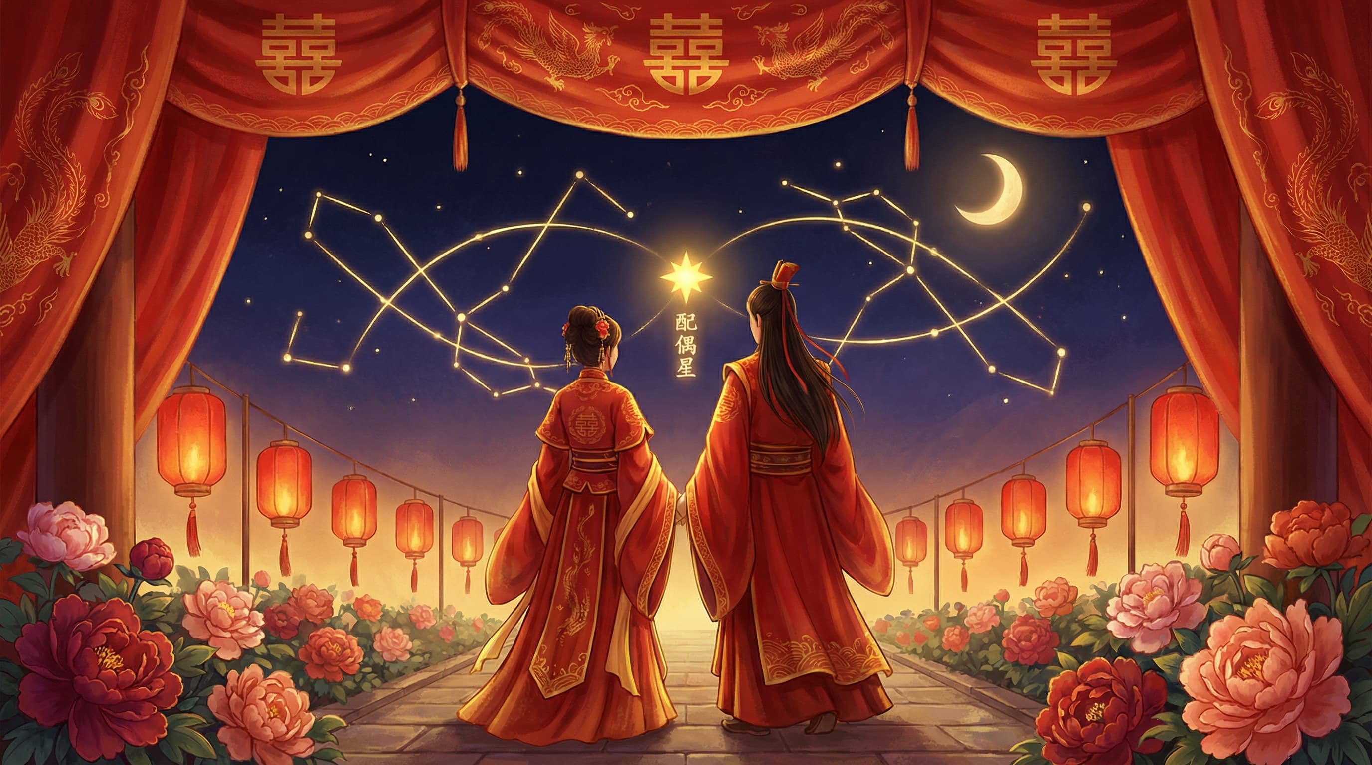 BaZi Marriage Compatibility — Spouse Stars, Partner Timing & Free Analysis (2026) BaZi Marriage Compatibility — Spouse Stars, Partner Timing & Free Analysis (2026)